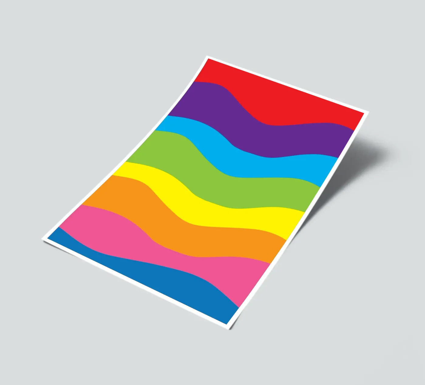 rainbow layers sticker sheet by boeboe