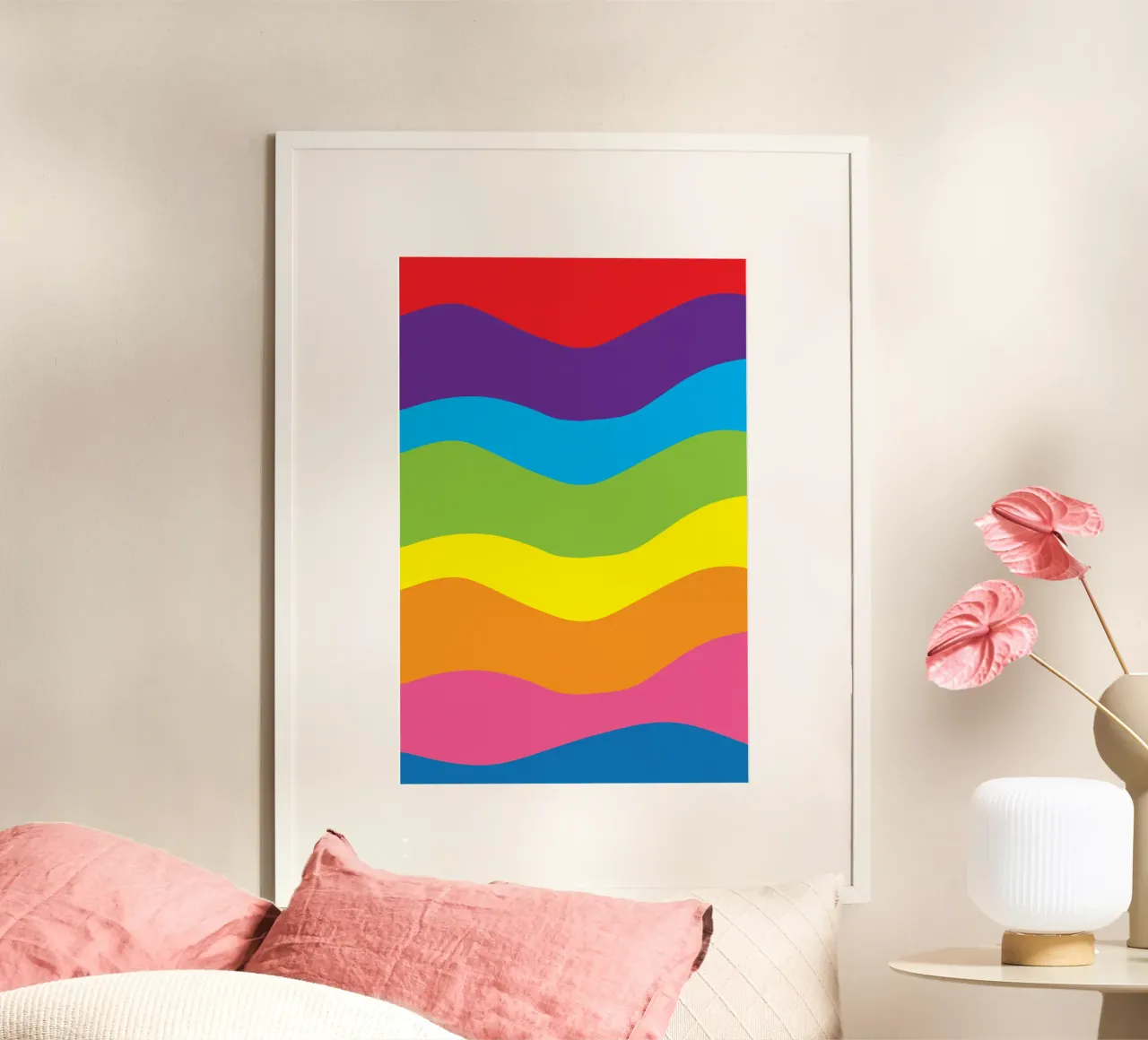 rainbow layers poster by boeboe