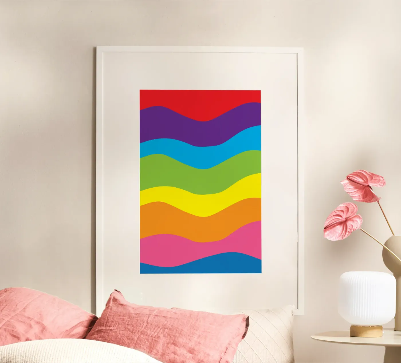 rainbow layers poster by boeboe