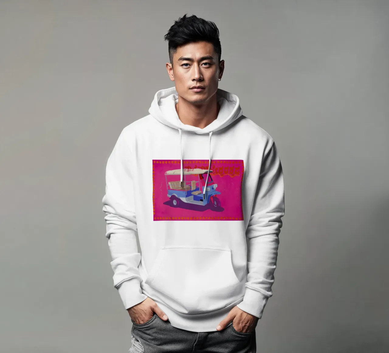 TukTuk felpa con cappuccio da Andy Bridge