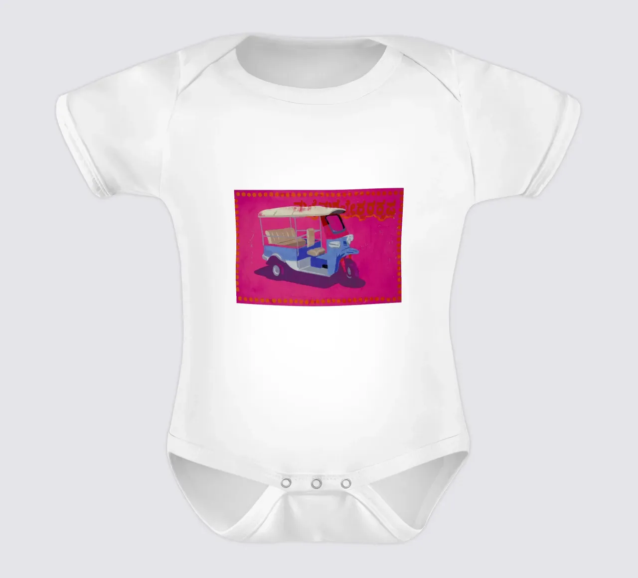 TukTuk body neonato maniche corte da Andy Bridge