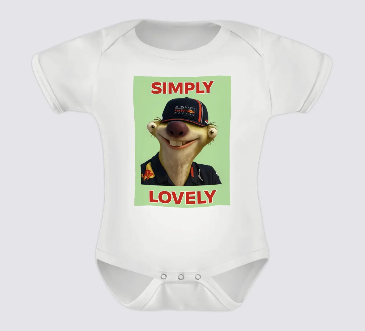 simply lovely short-sleeve baby romper by boeboe