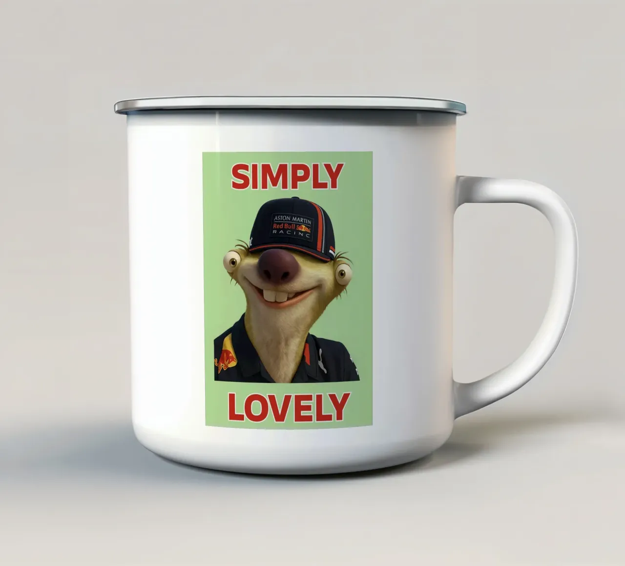 semplicemente adorabile tazza in smalto da boeboe