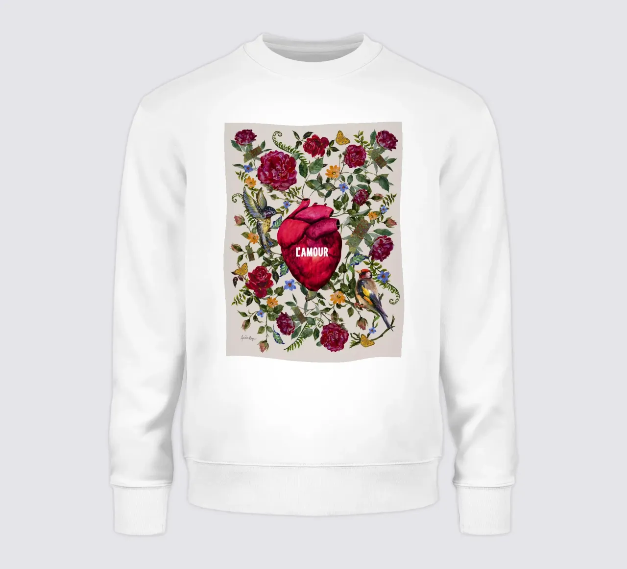 L´amour sweatshirt by Ana Paula Hoppe