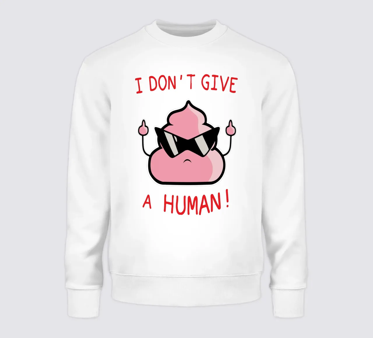 Non me ne frega niente di un umano felpa da boeboe