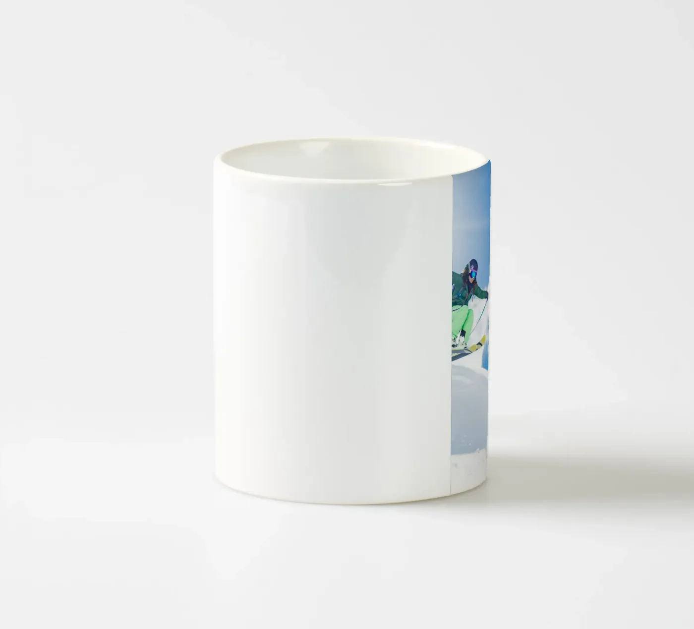 Lets Go Ski ceramic mug by LucasWest