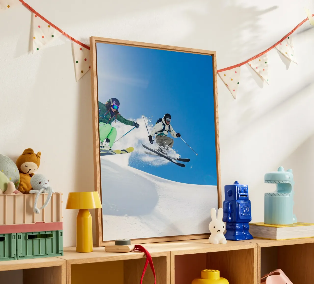 Lets Go Ski acrylic glass by LucasWest