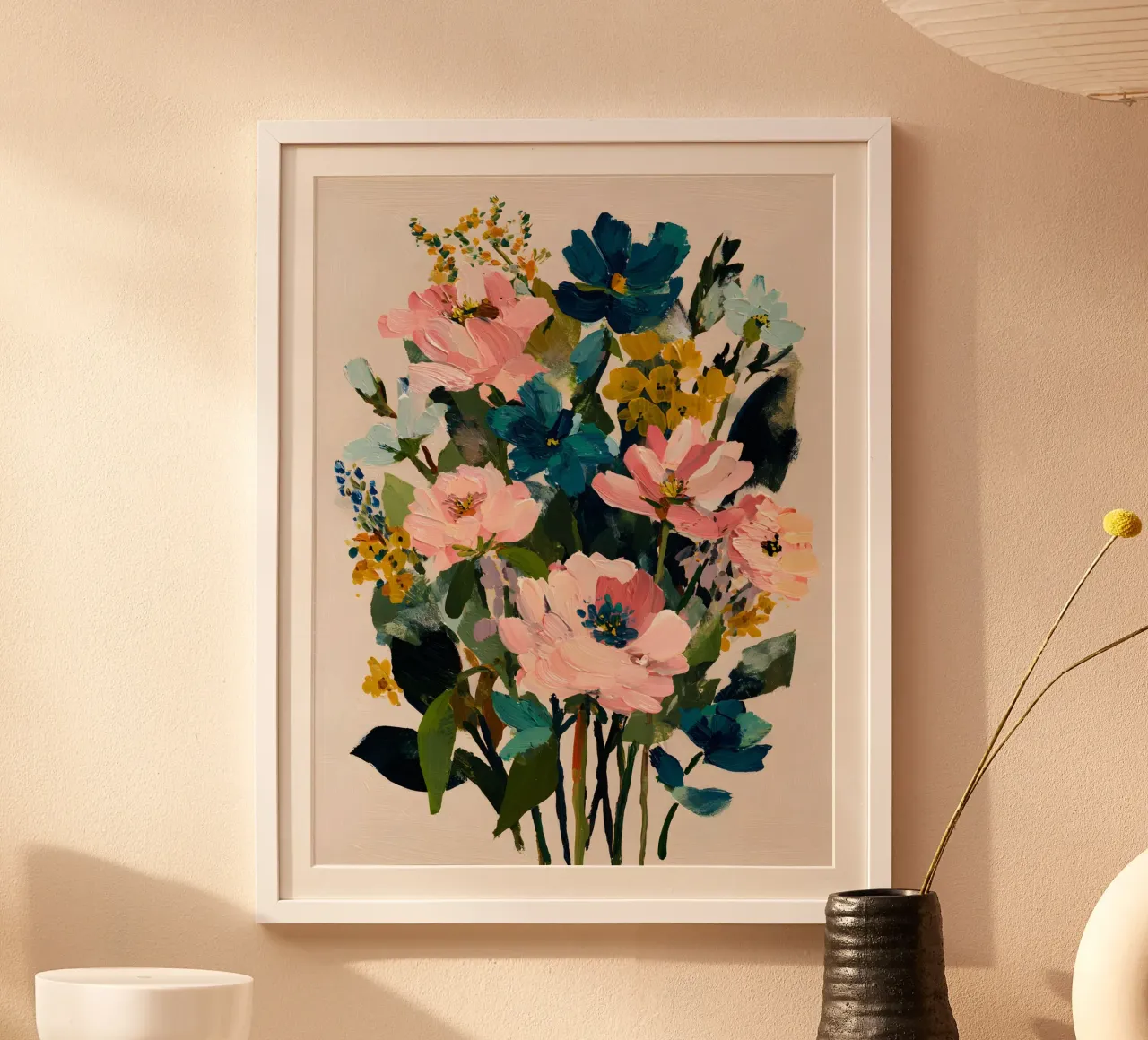 Golden Serenity poster by The Floralist