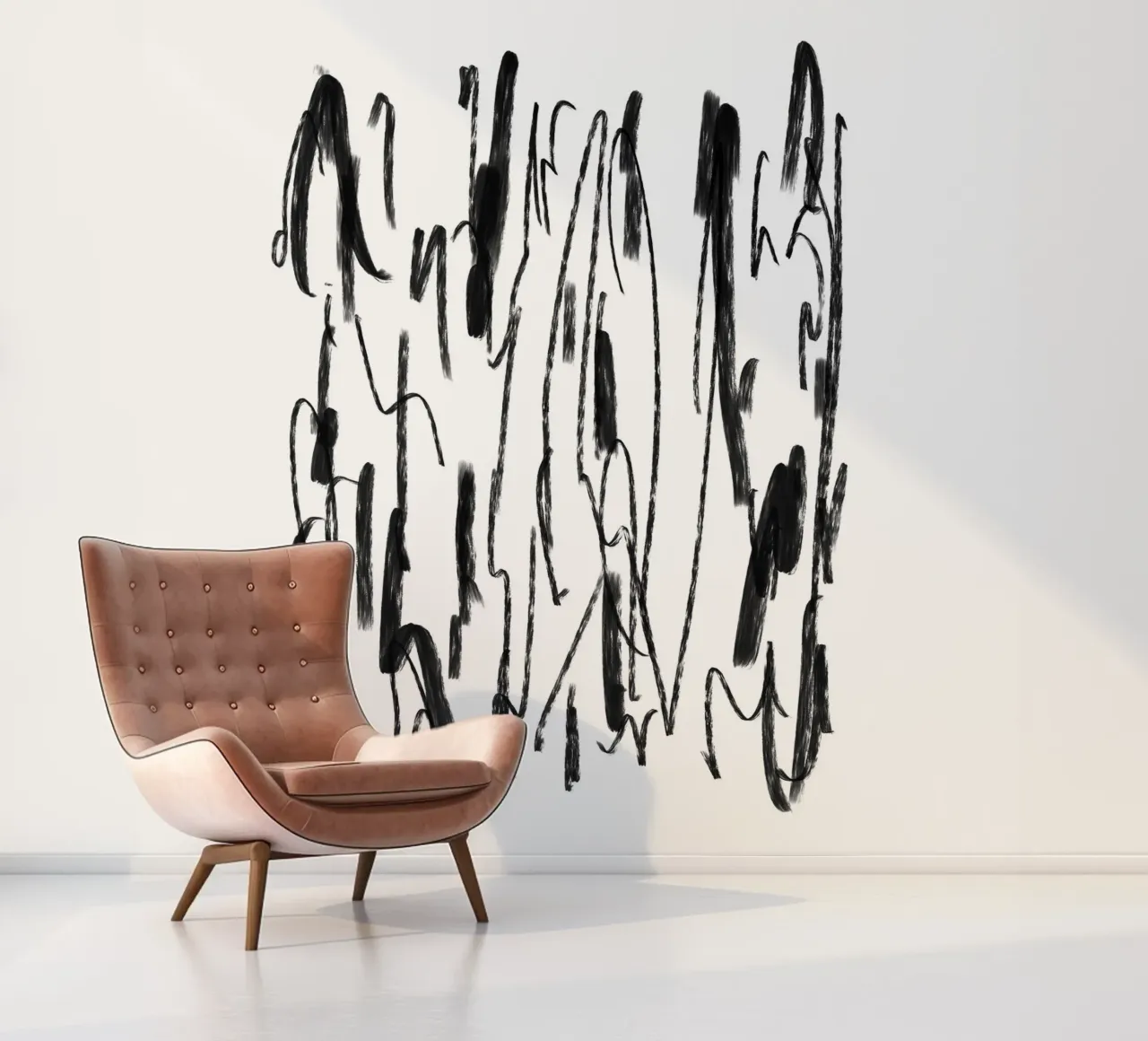 Make It Rain fotobehang van Studio B