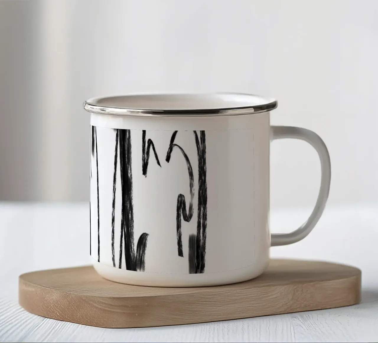 Make It Rain tazza in smalto da Studio B