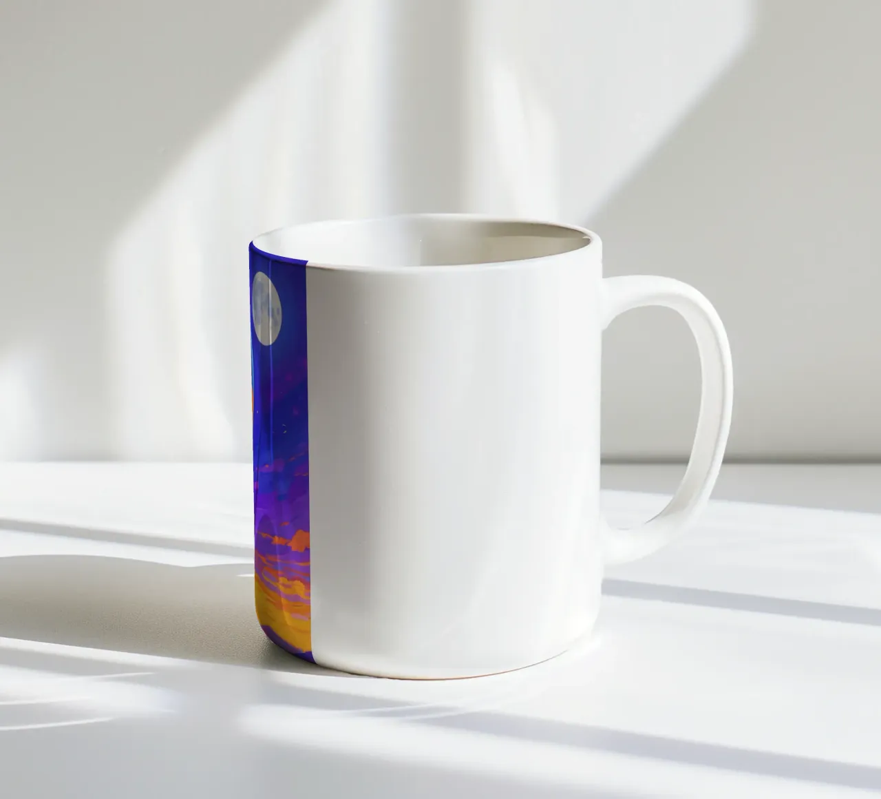 Coniglio in mongolfiera tazza in ceramica da Slash Shop