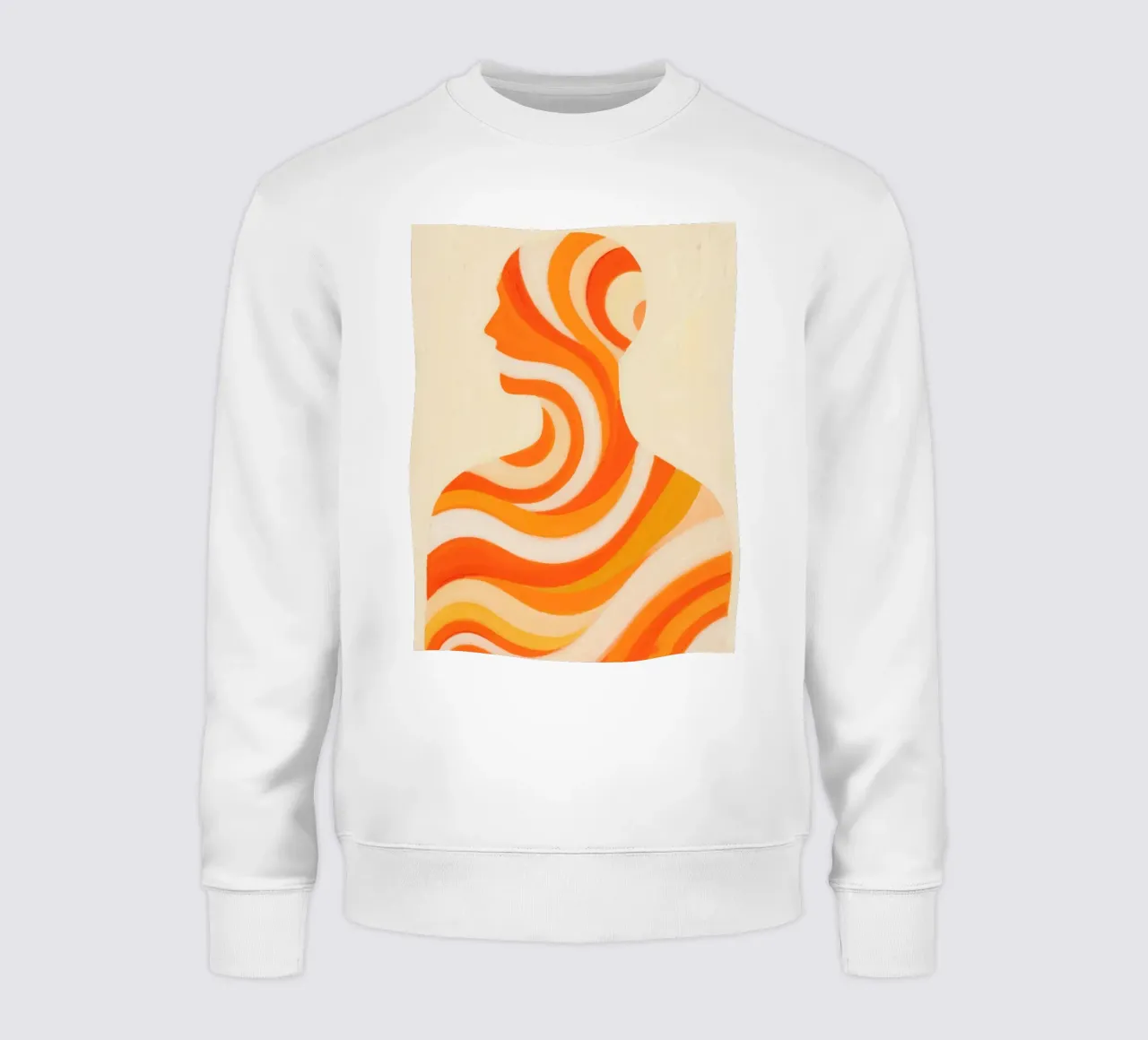 Silhouette di una persona in stile vorticoso felpa da Slash Shop