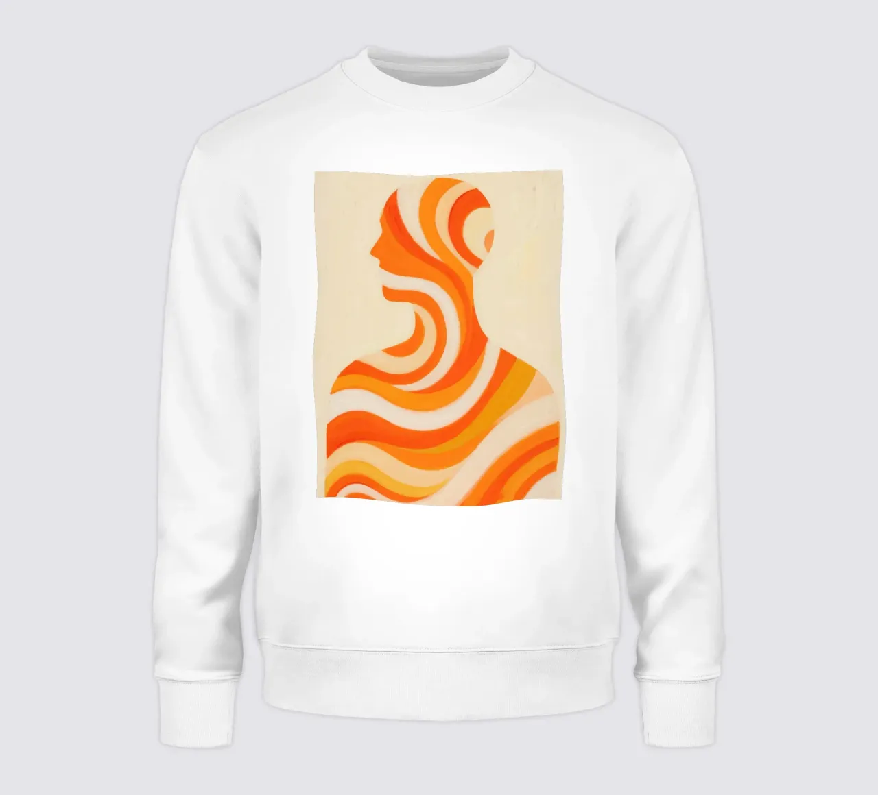 Silhouette di una persona in stile vorticoso felpa da Slash Shop