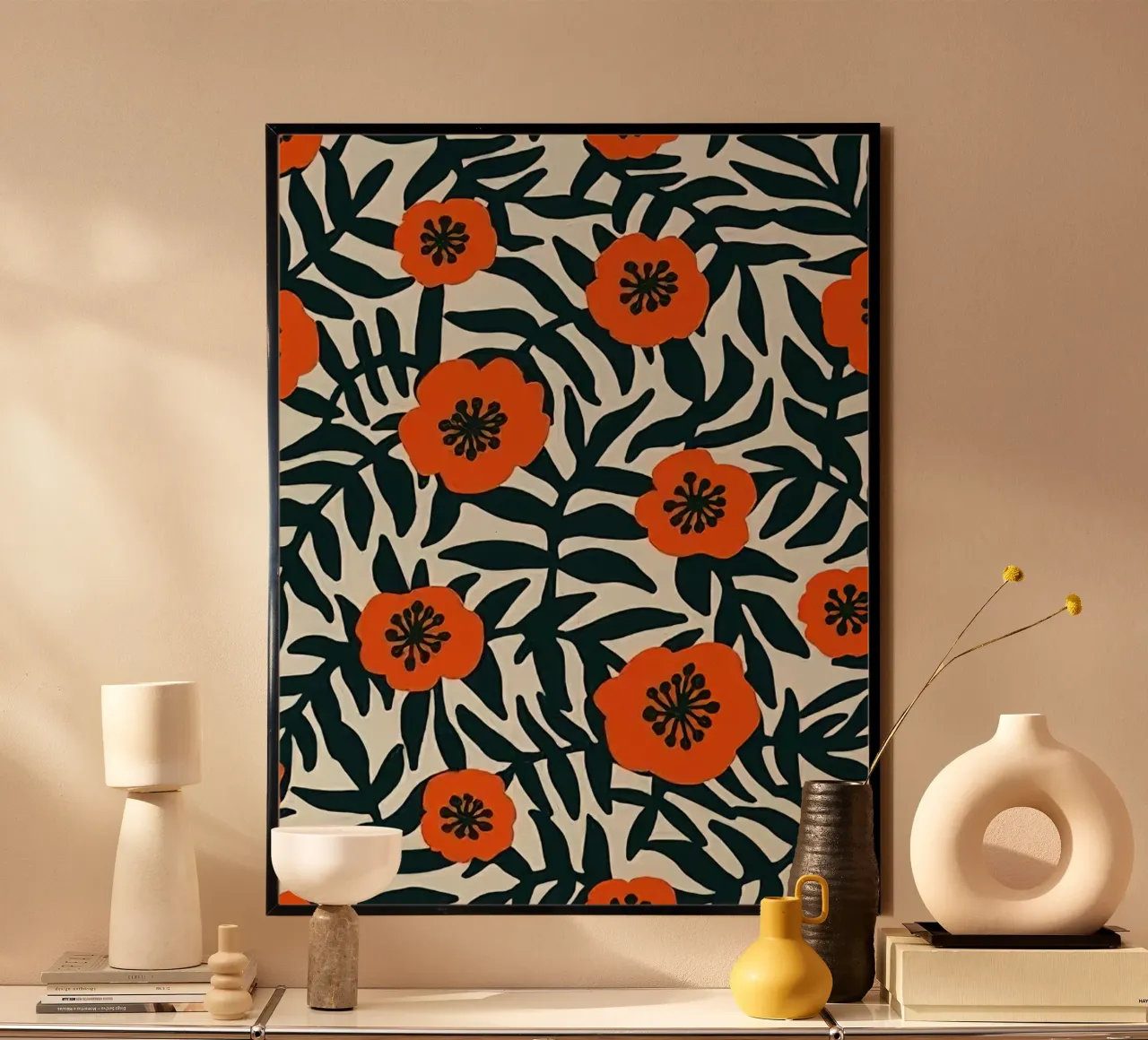 Fiore marrone poster da Trace Simonis Flowers