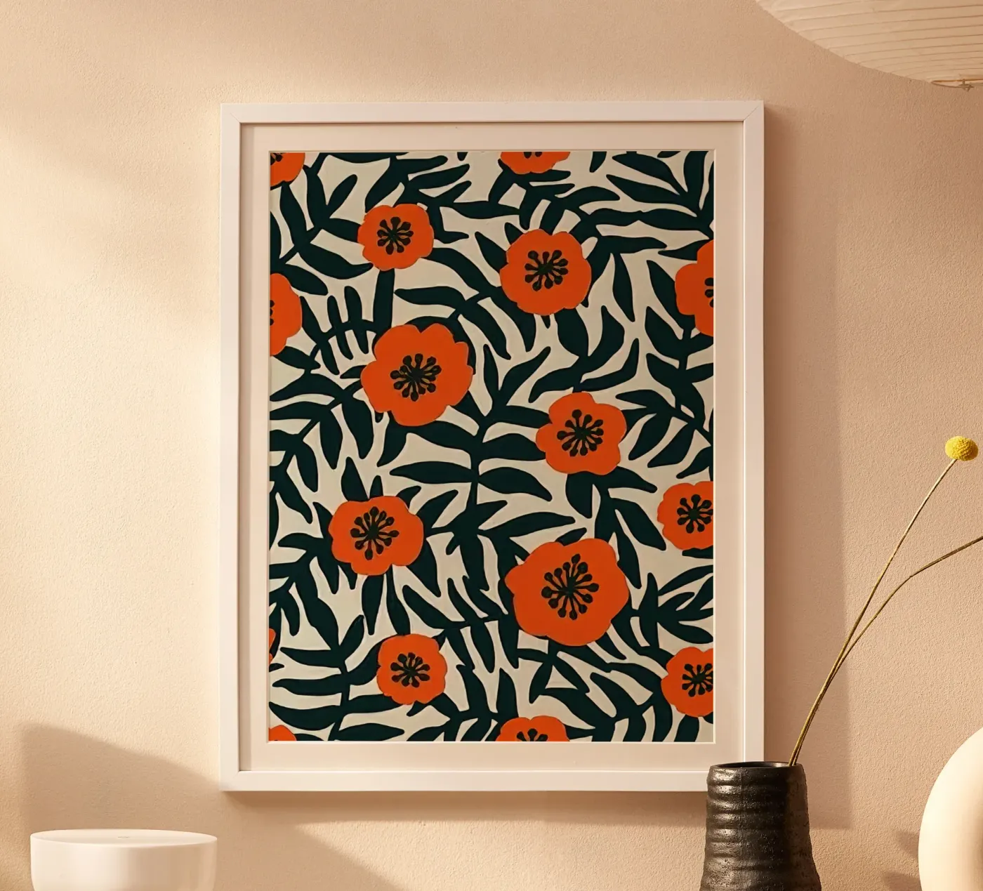 Fiore marrone poster da Trace Simonis Flowers