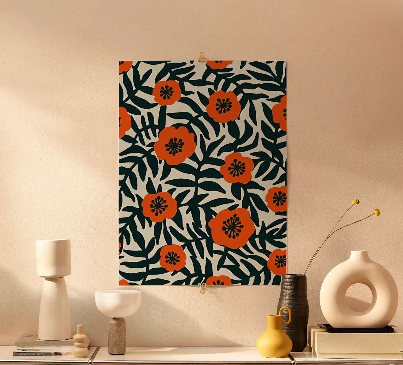 Fiore marrone poster da Trace Simonis Flowers