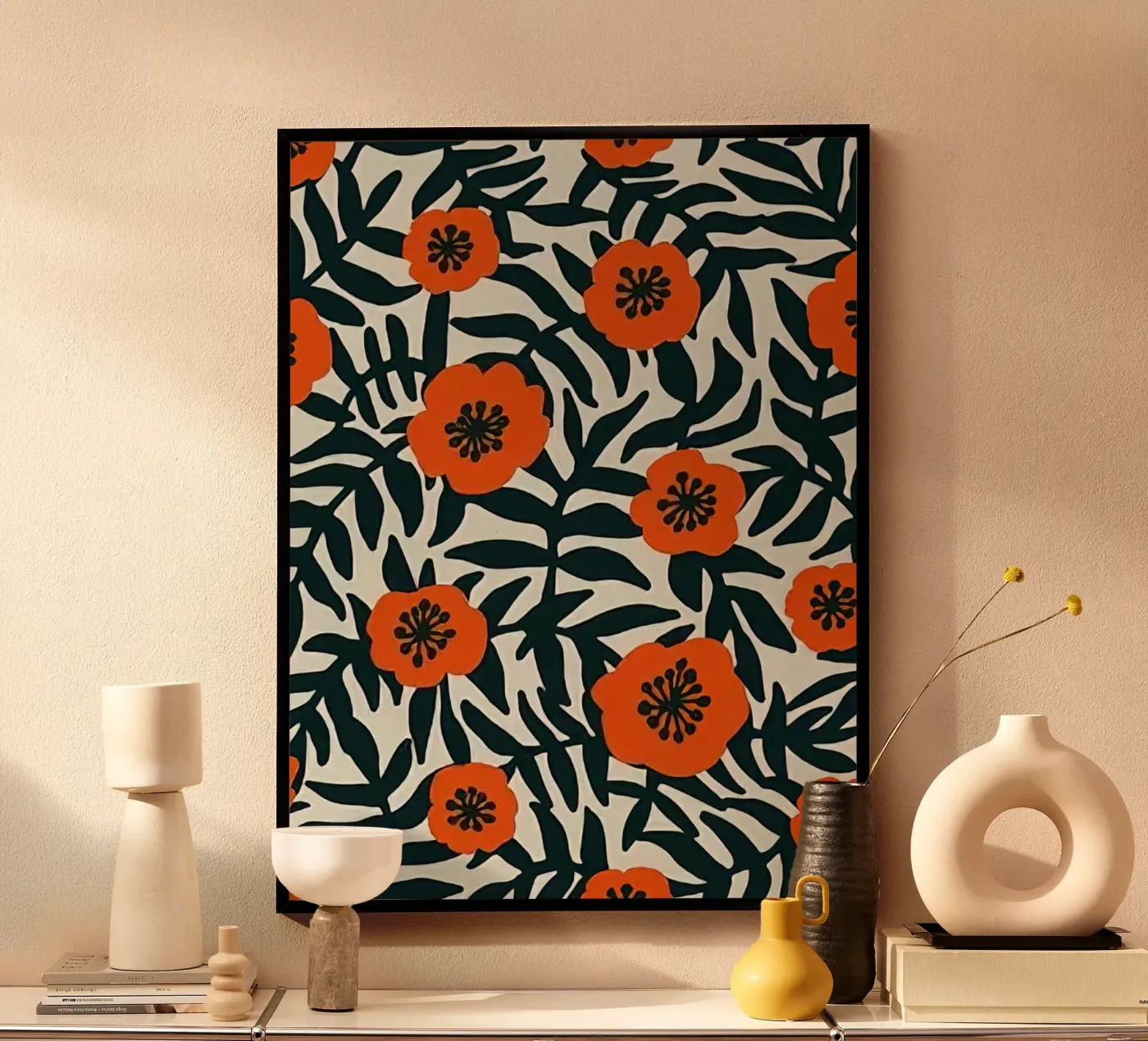 Fiore marrone poster da Trace Simonis Flowers