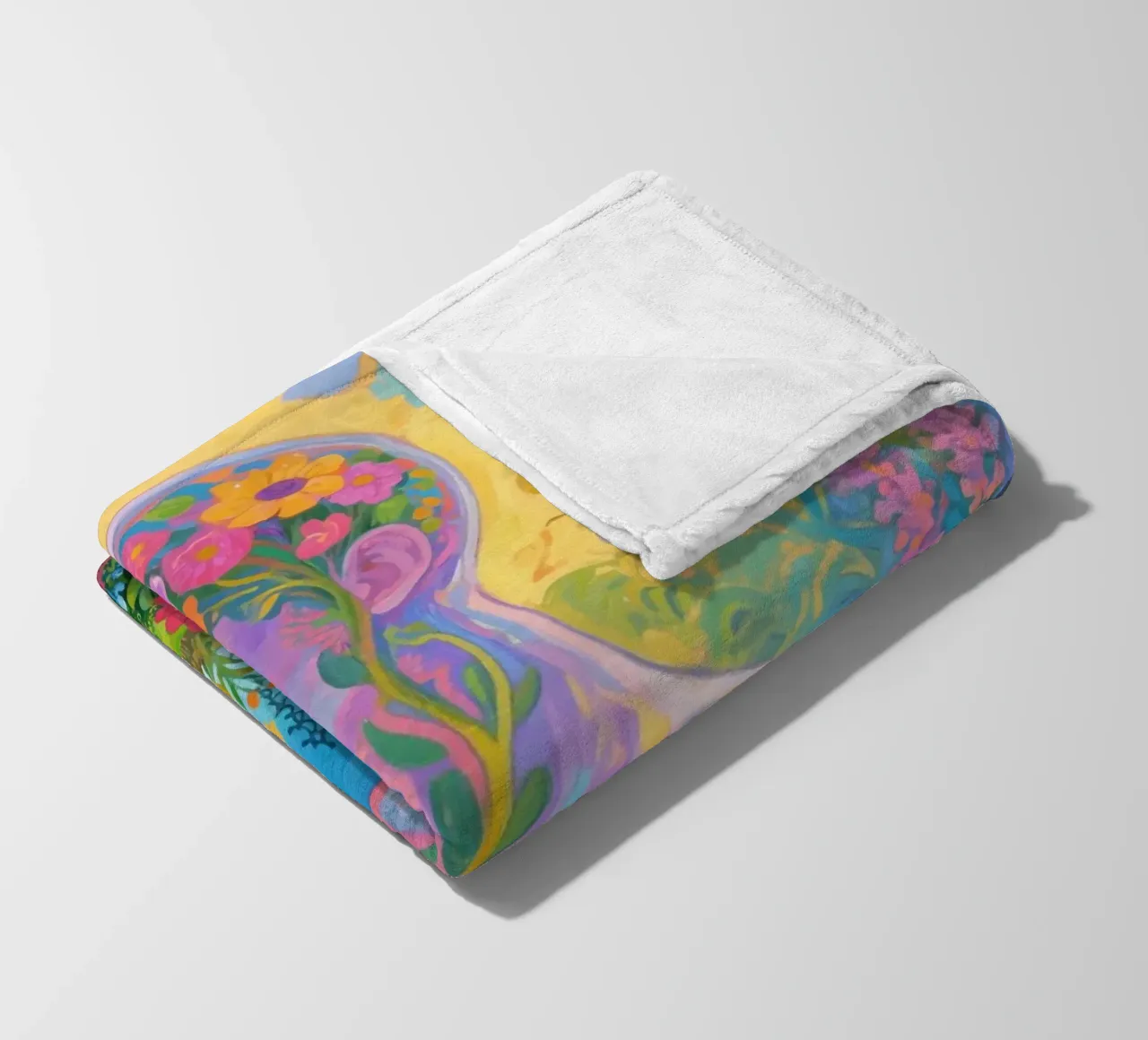 Umano trasparente con giardino in miniatura coperta in pile da Slash Shop