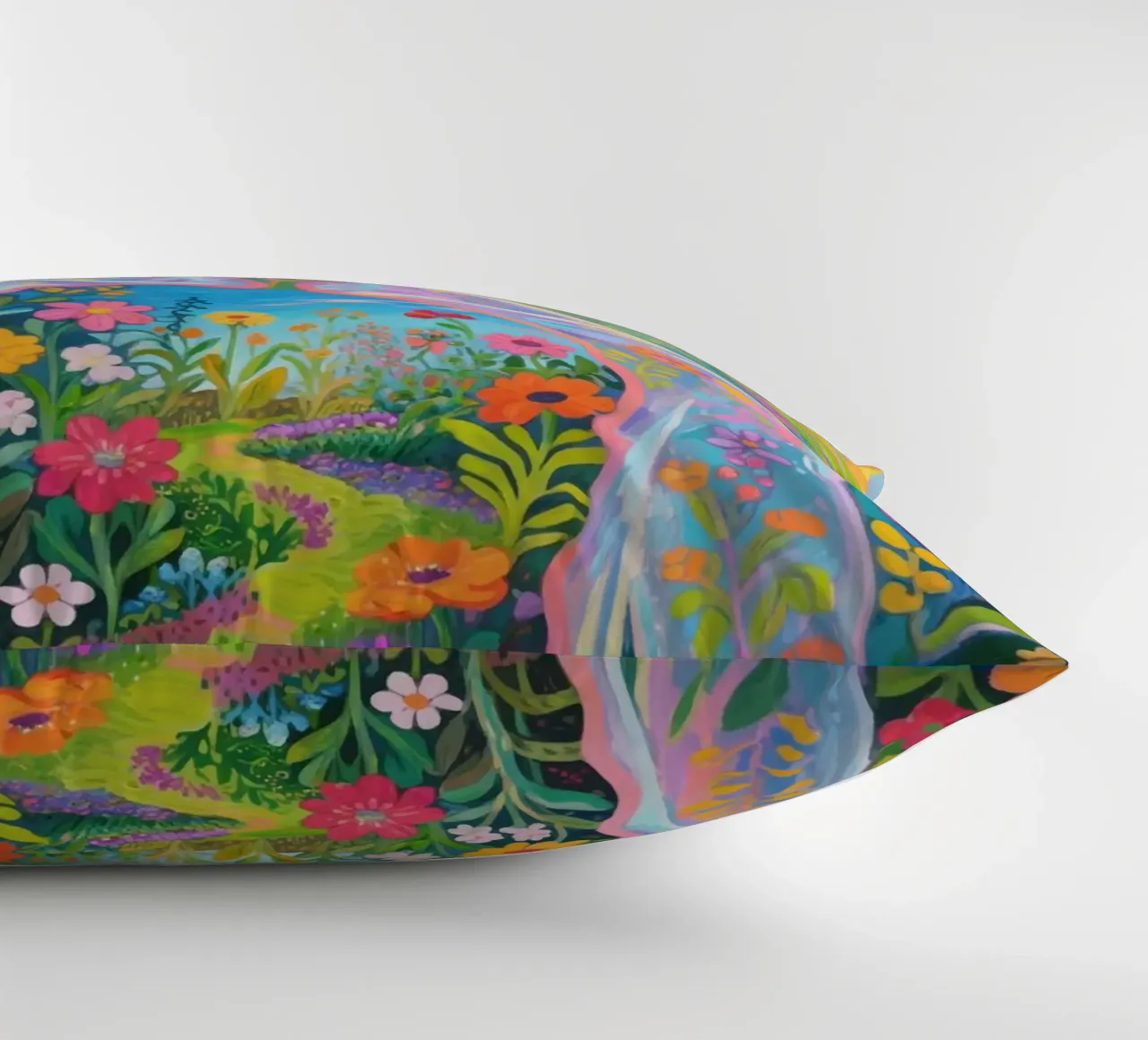 Umano trasparente con giardino in miniatura cuscino da Slash Shop