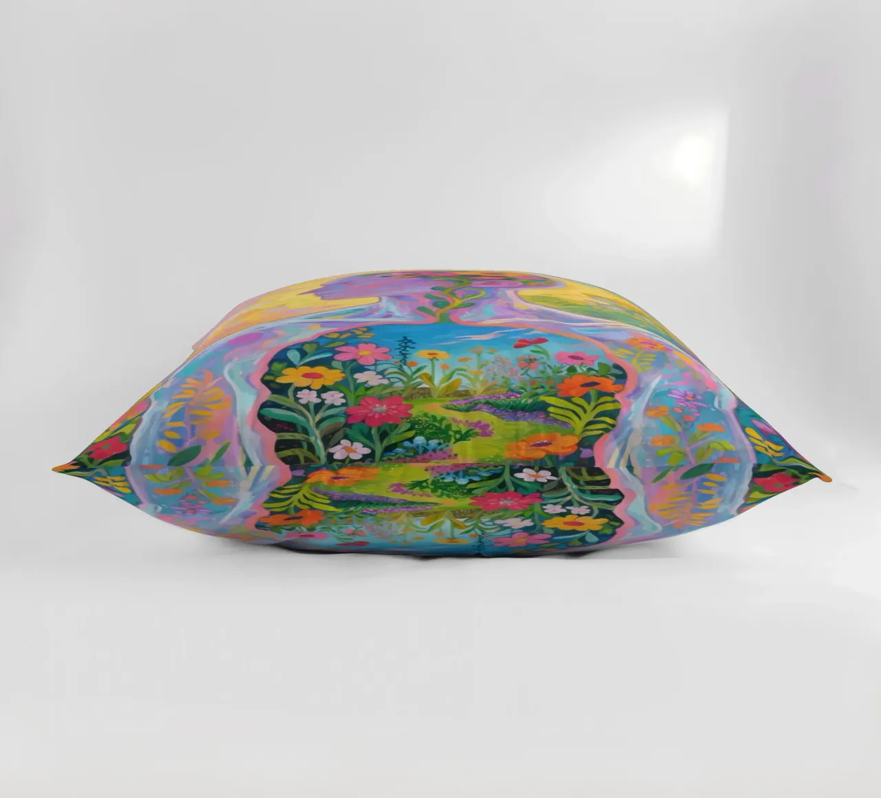 Umano trasparente con giardino in miniatura cuscino da Slash Shop