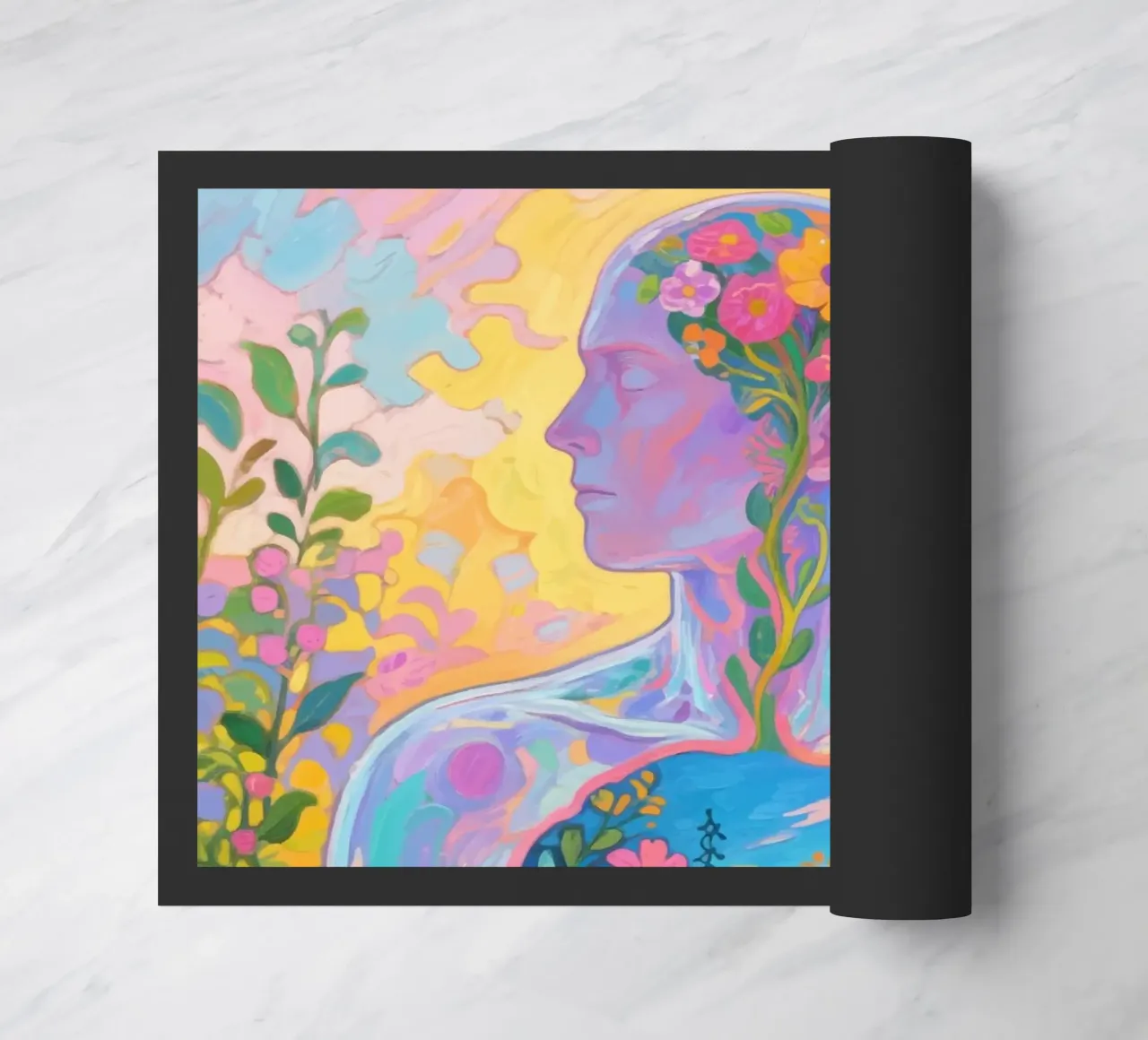 Umano trasparente con giardino in miniatura zerbino da Slash Shop