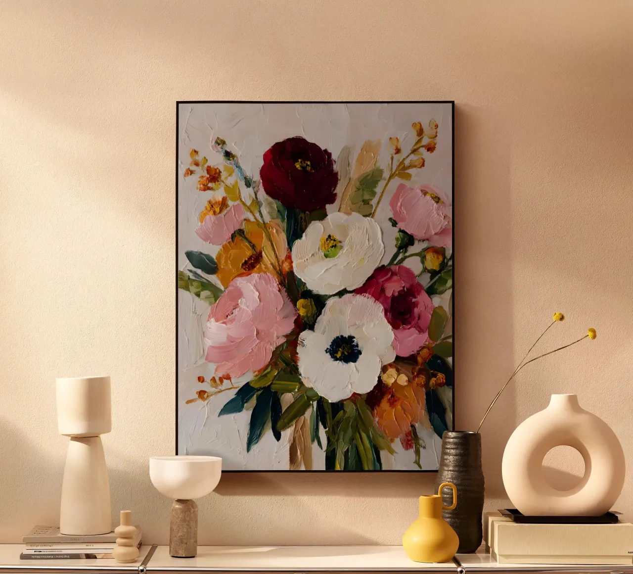 Peony Harmony plexiglass da The Floralist