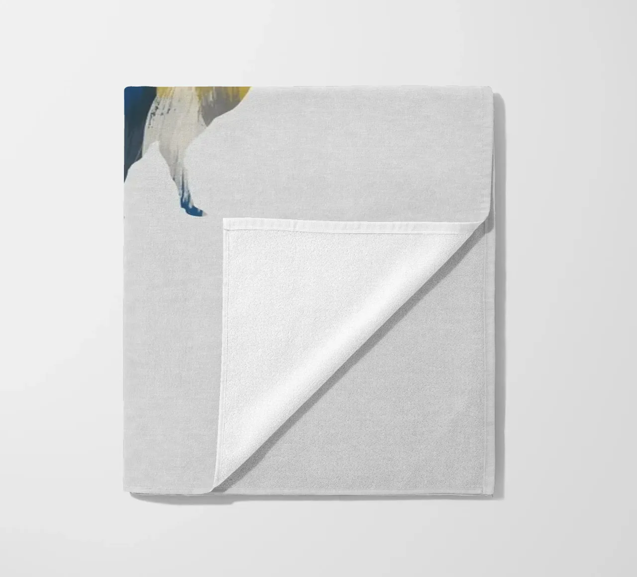 Cervo blu e giallo telo mare da Orara Studio