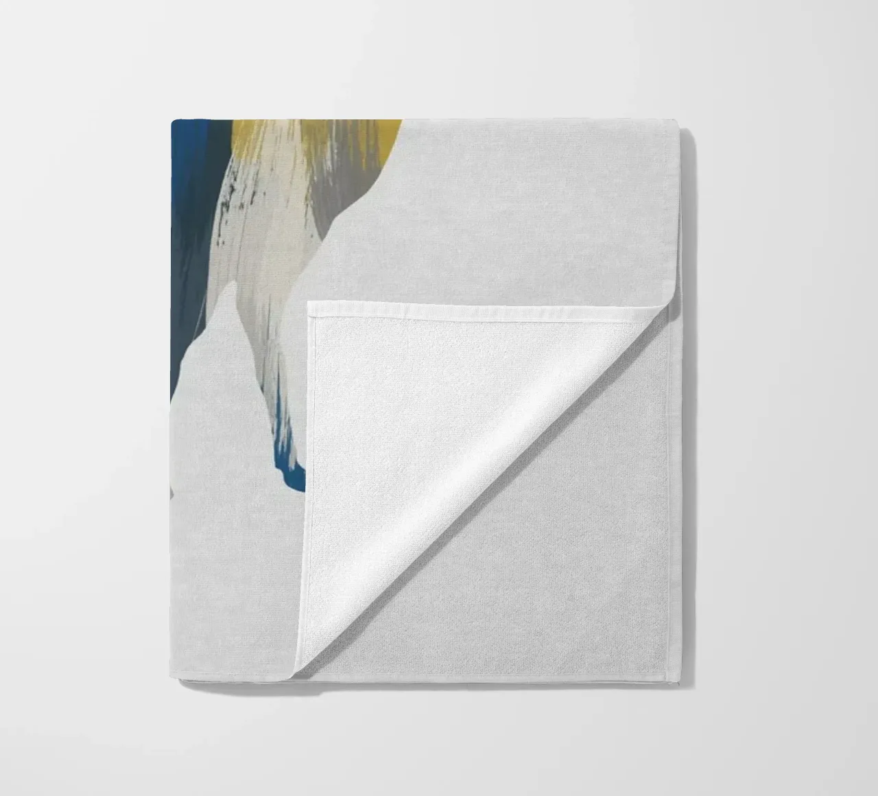 Cerf bleu et jaune serviette de plage de Orara Studio