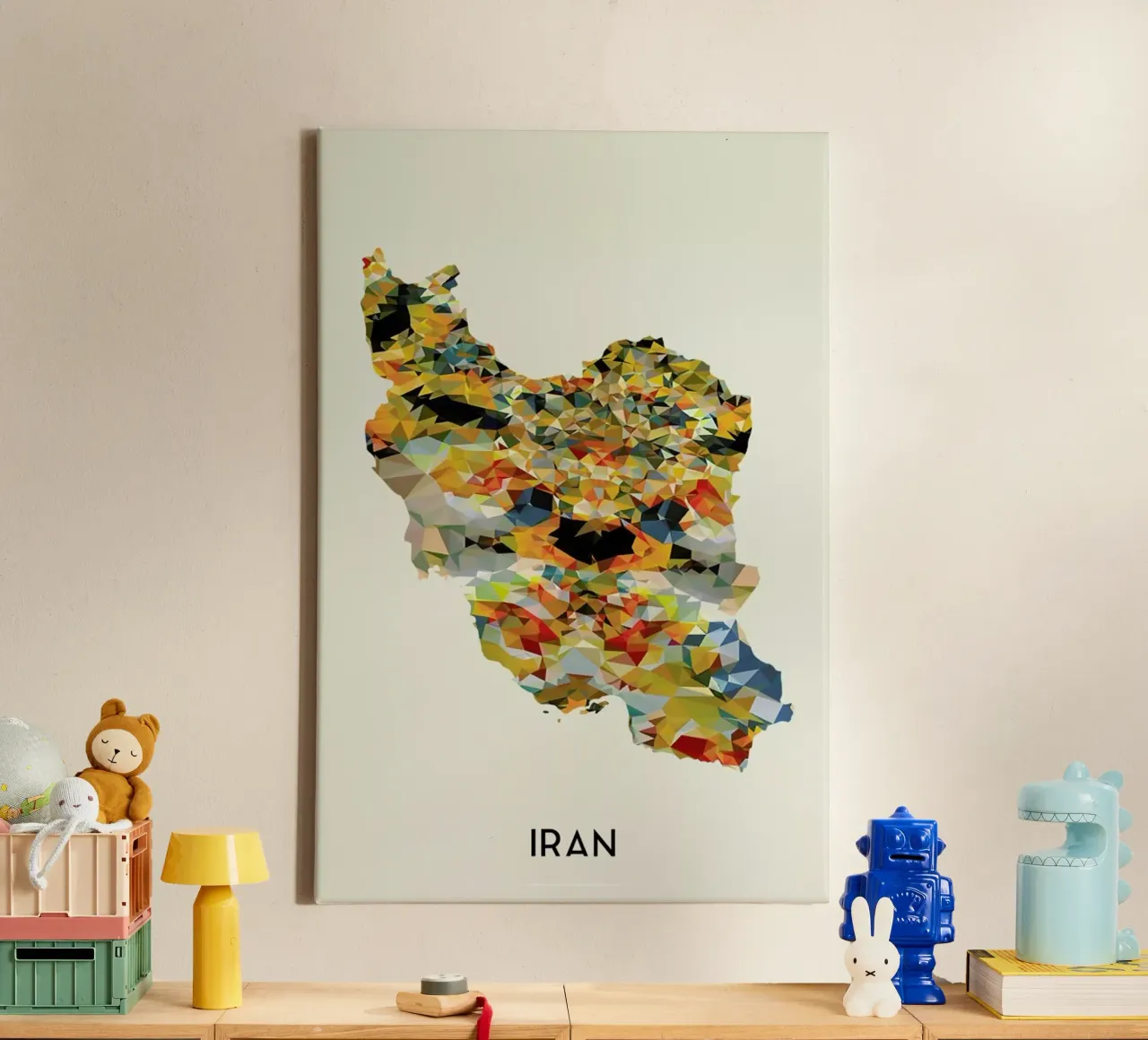 Iran tela con Cornice a cassetta da In Full Color