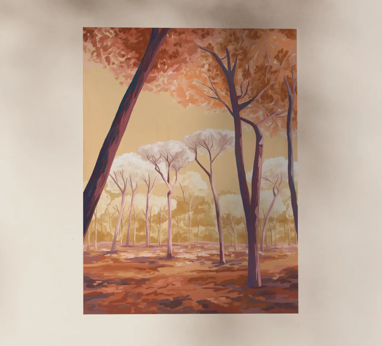 Warm Trees pellicola backlit da Goed Blauw