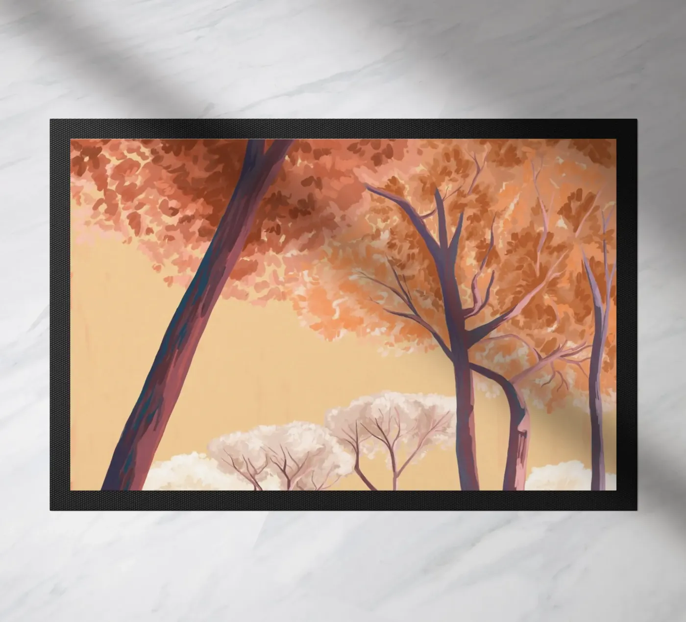 Warm Trees deurmat van Goed Blauw