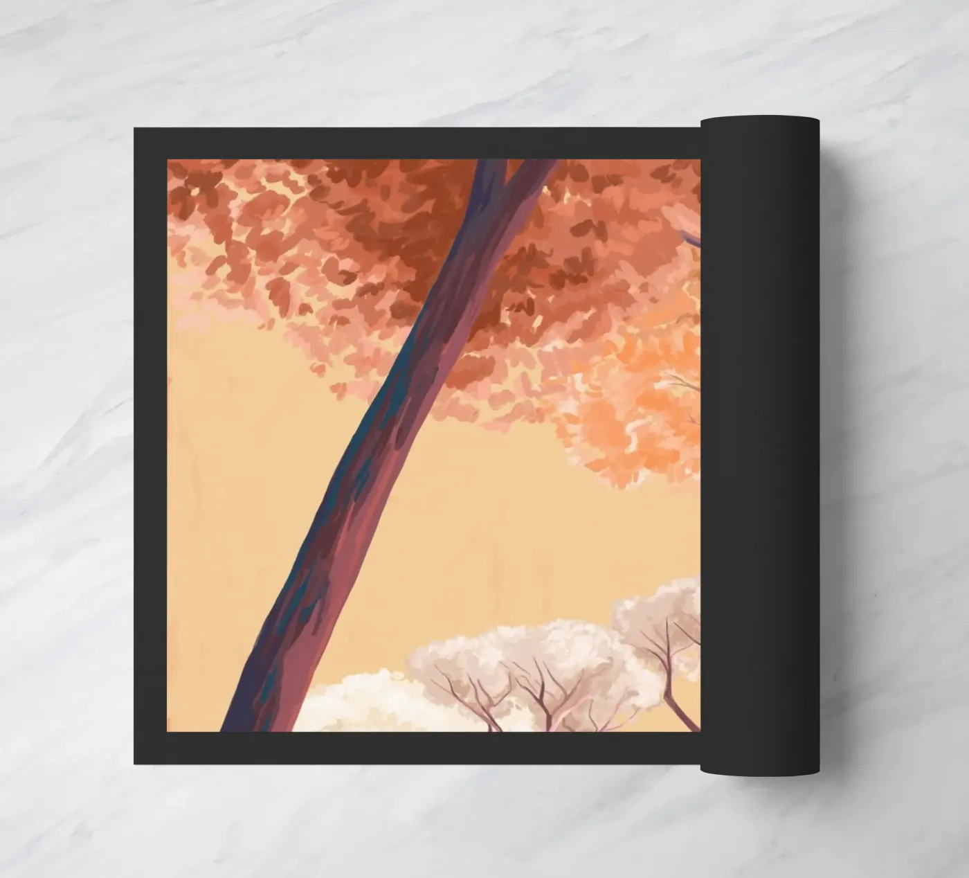 Warm Trees deurmat van Goed Blauw