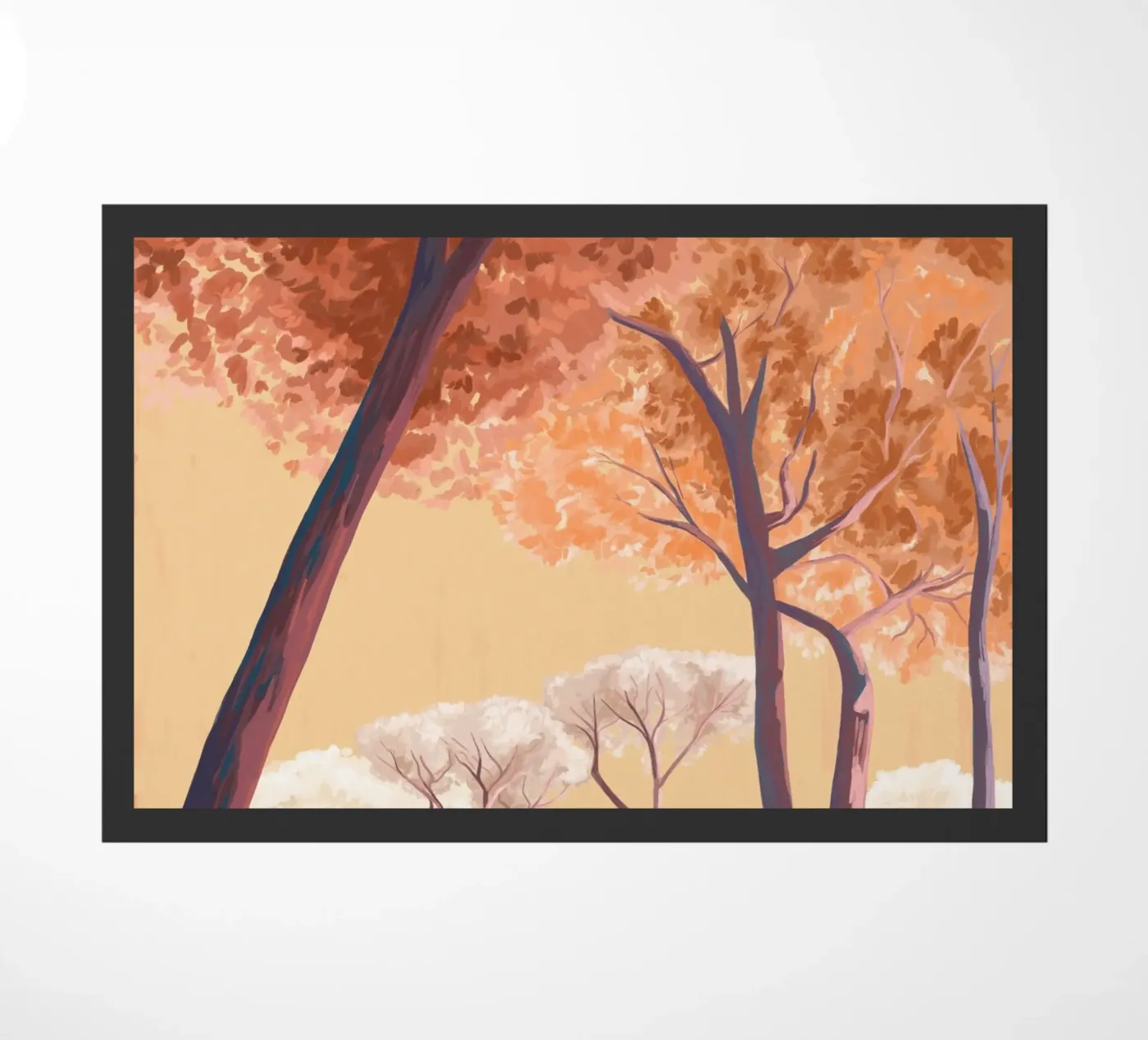 Warm Trees deurmat van Goed Blauw