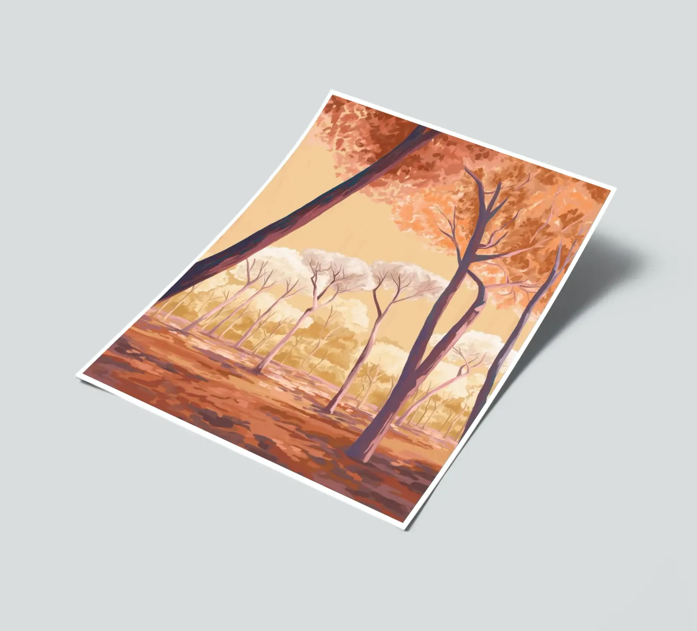 Warm Trees sticker sheet by Goed Blauw