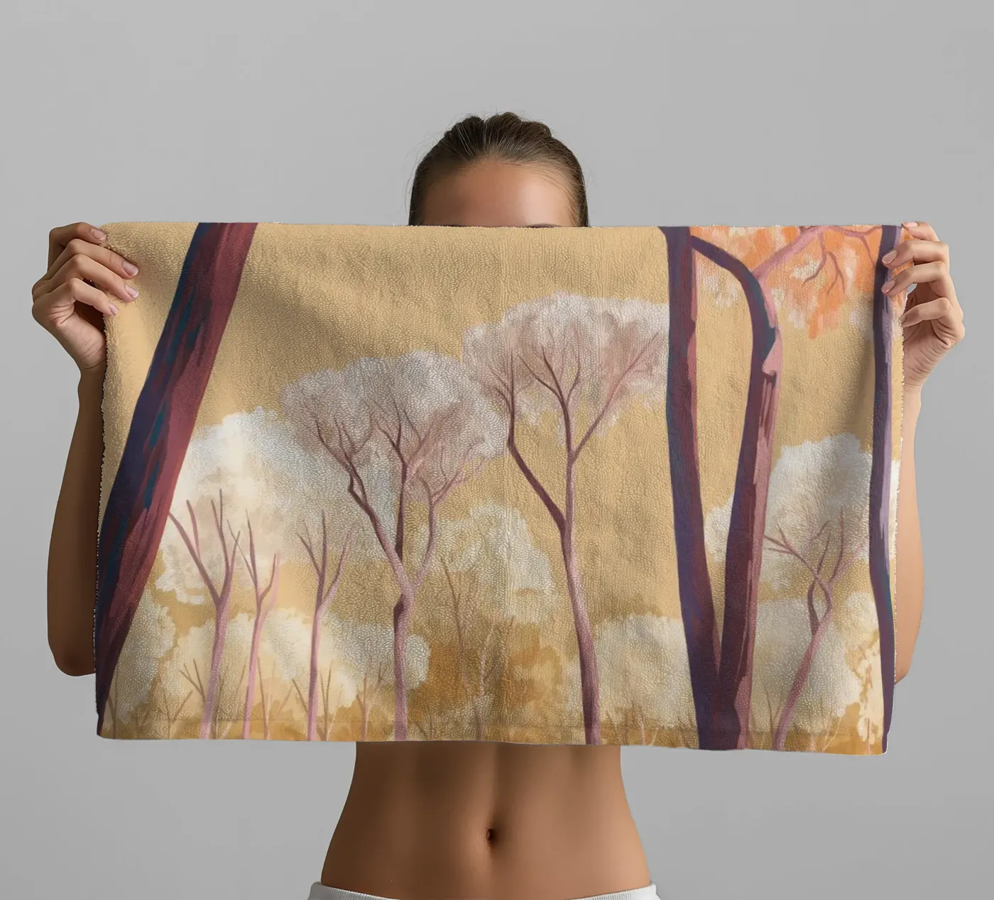 Warm Trees badhanddoek van Goed Blauw