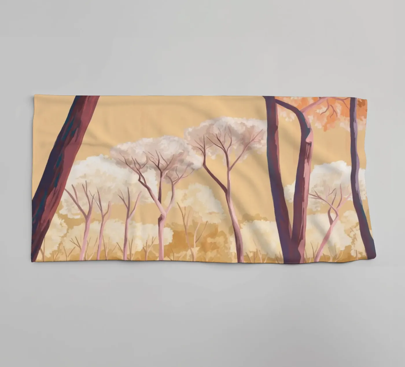 Warm Trees badhanddoek van Goed Blauw