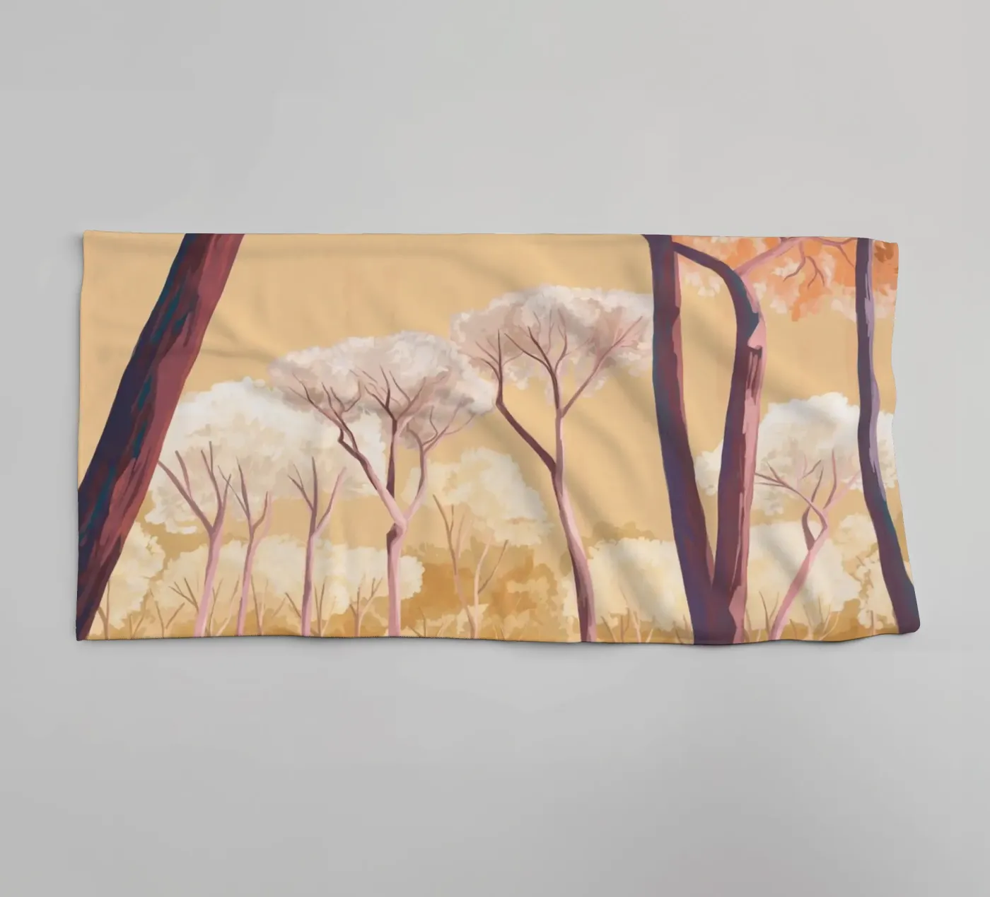 Warm Trees Handtuch von Goed Blauw