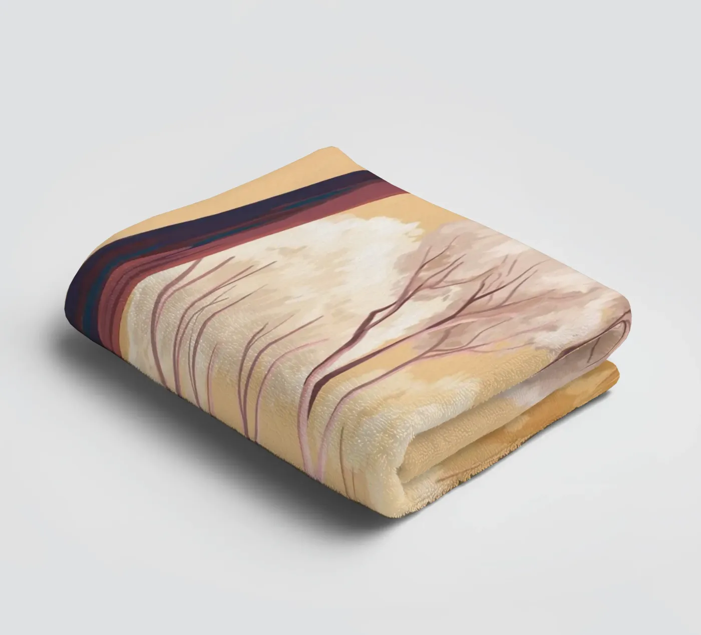 Warm Trees Handtuch von Goed Blauw
