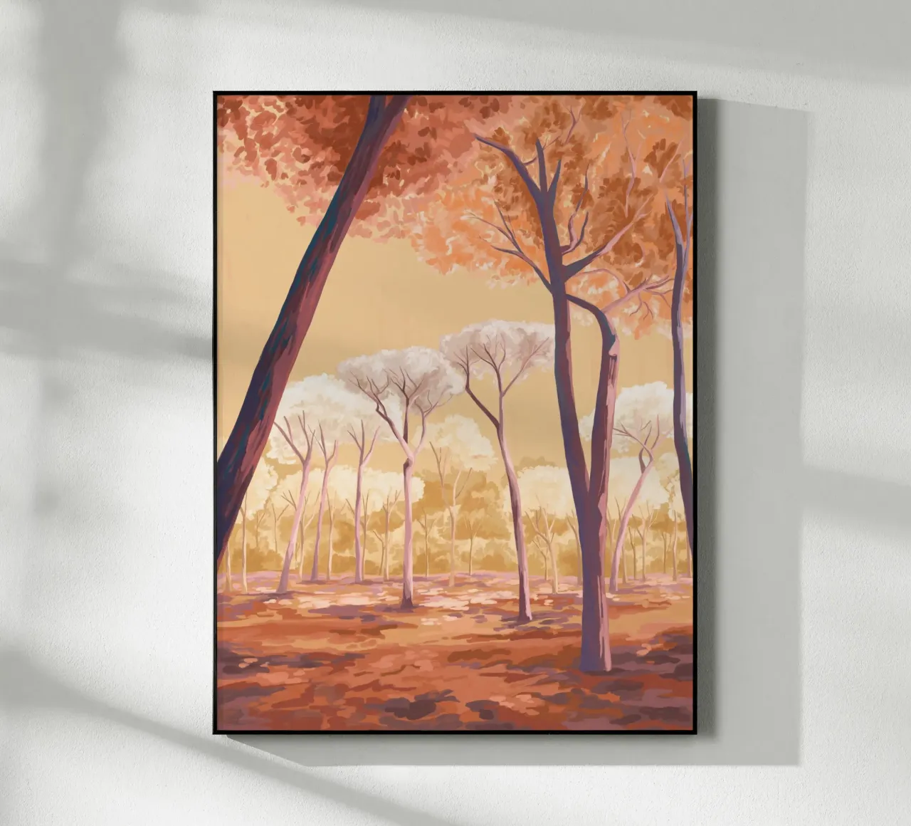 Warm Trees plexiglass da Goed Blauw