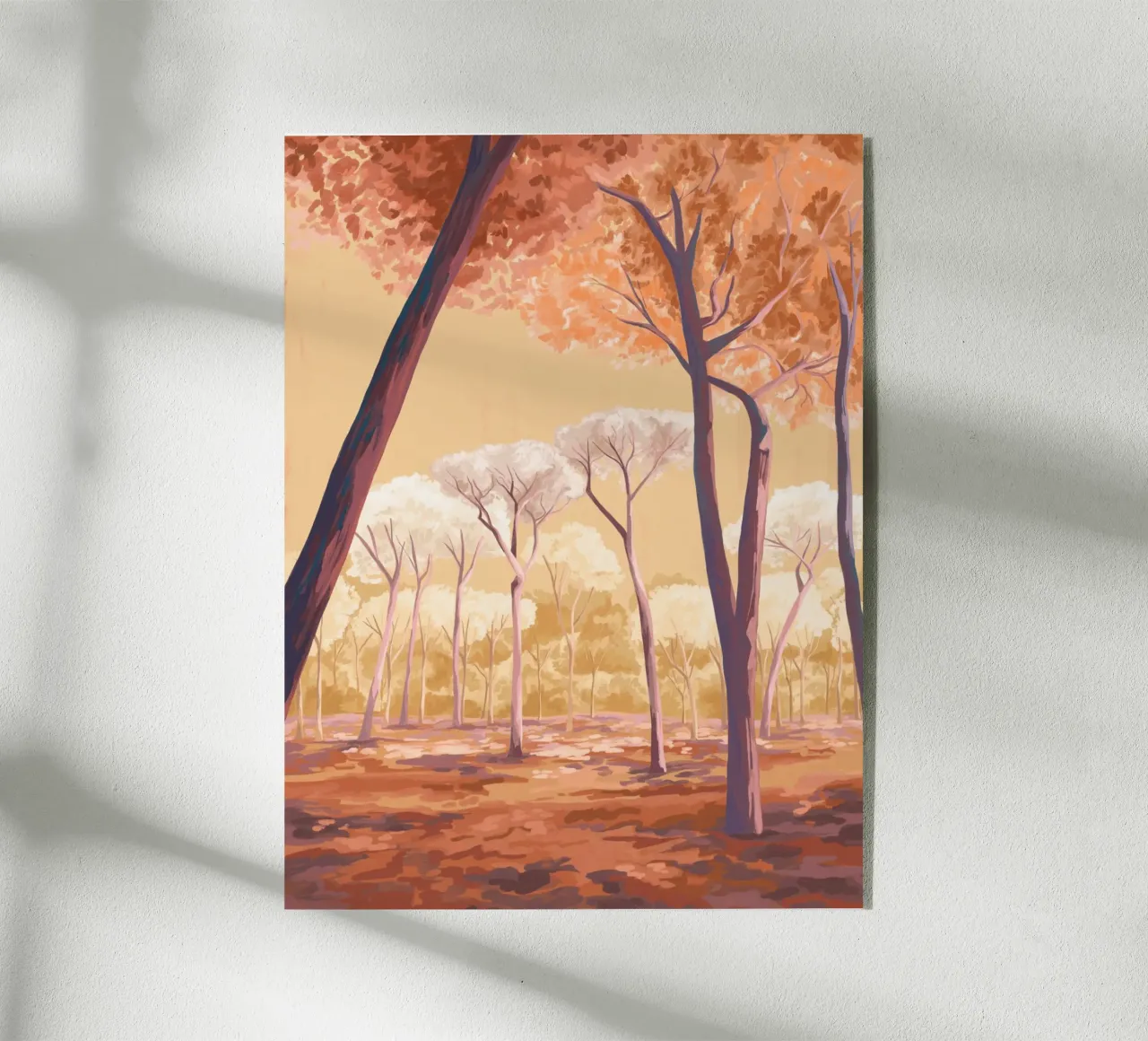 Warm Trees plexiglass da Goed Blauw