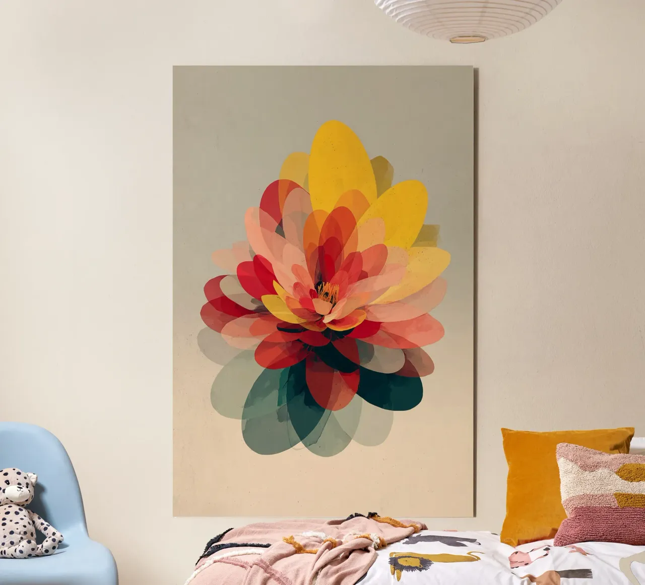 Bloom Geometry alluminio dibond da Colormenta