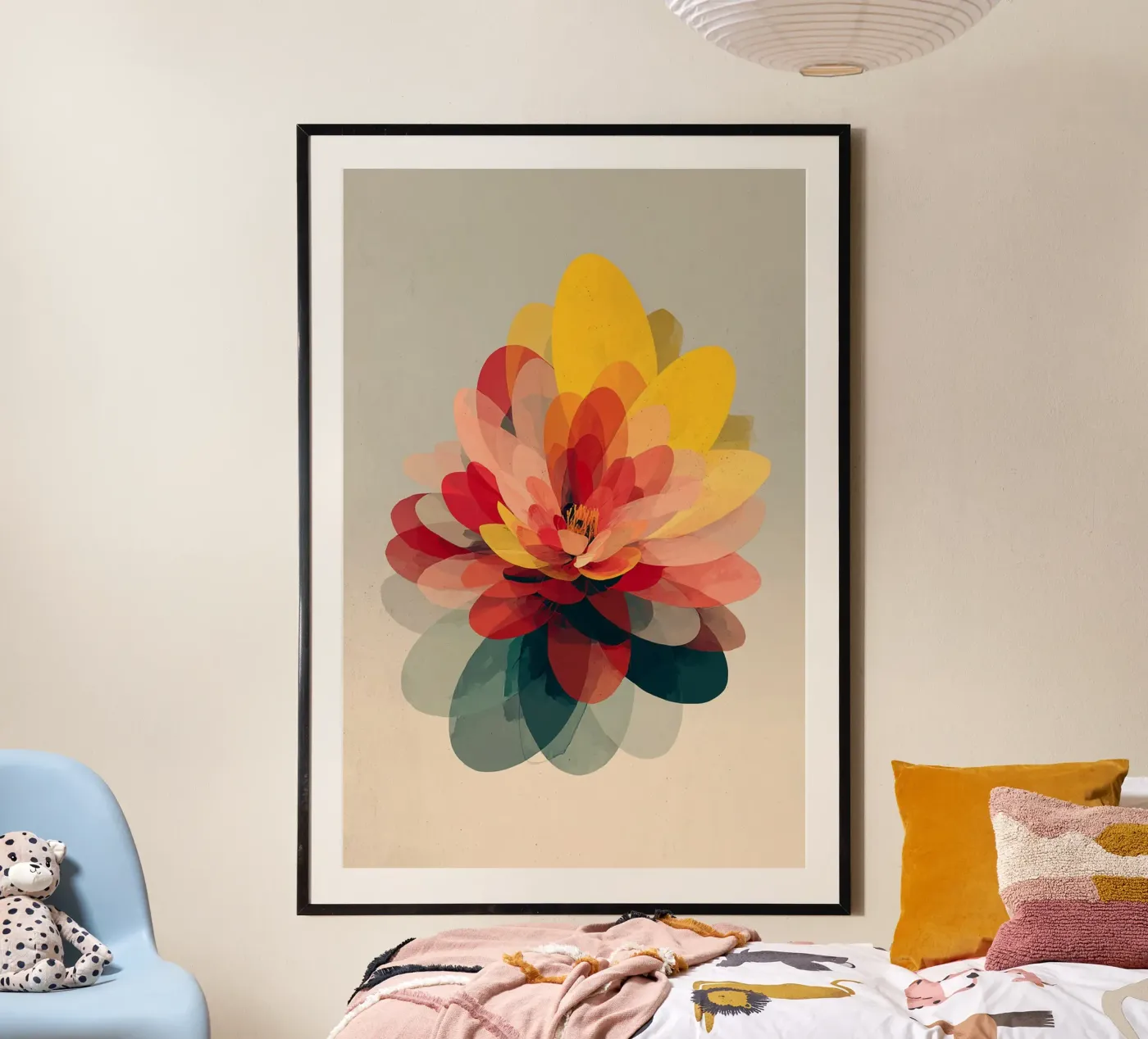 Bloom Geometry poster van michi