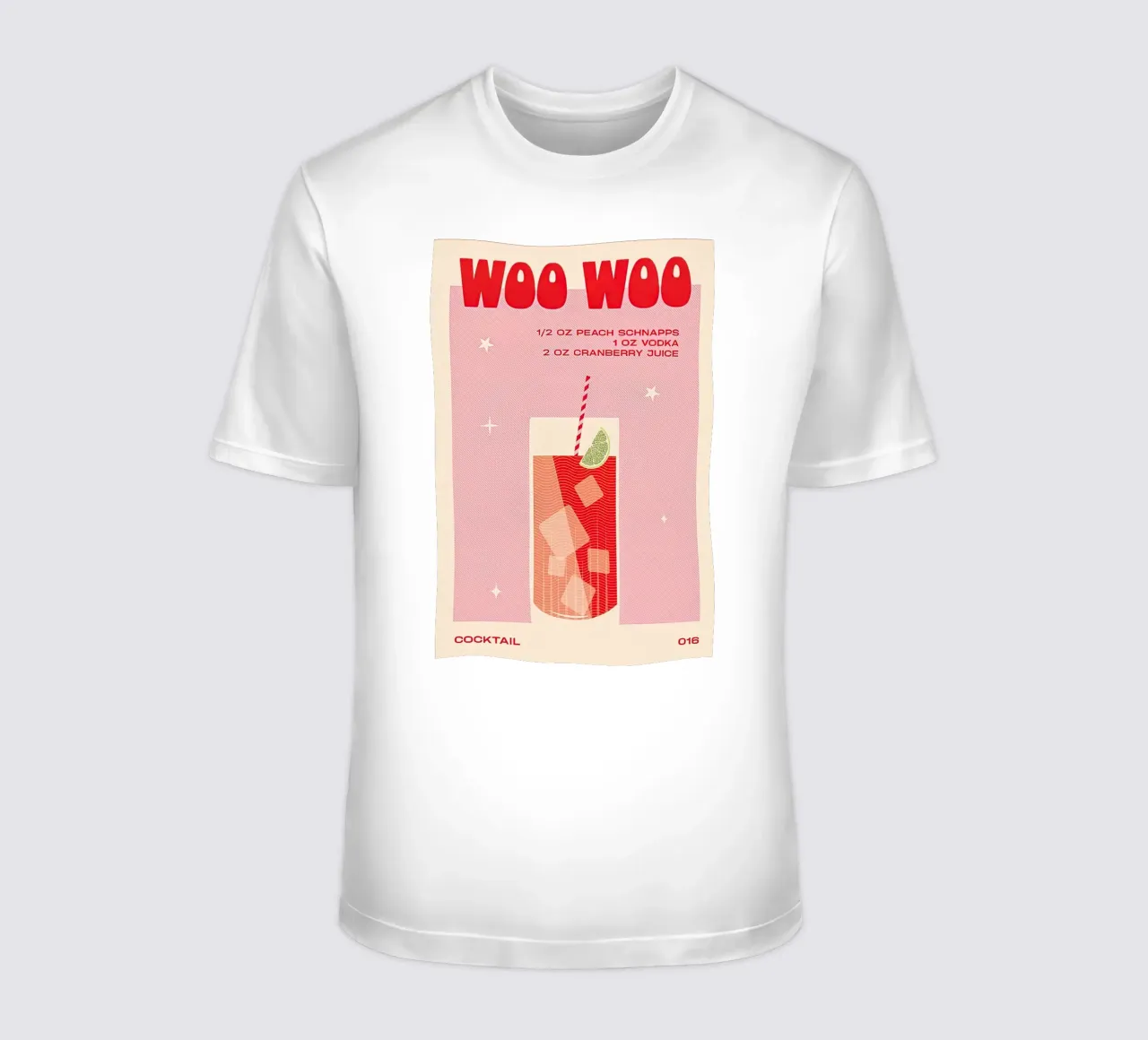 Bevanda Woo Woo t-shirt da Cocktail Drink