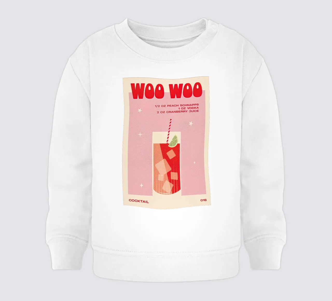 Bevanda Woo Woo felpa neonato da Cocktail Drink