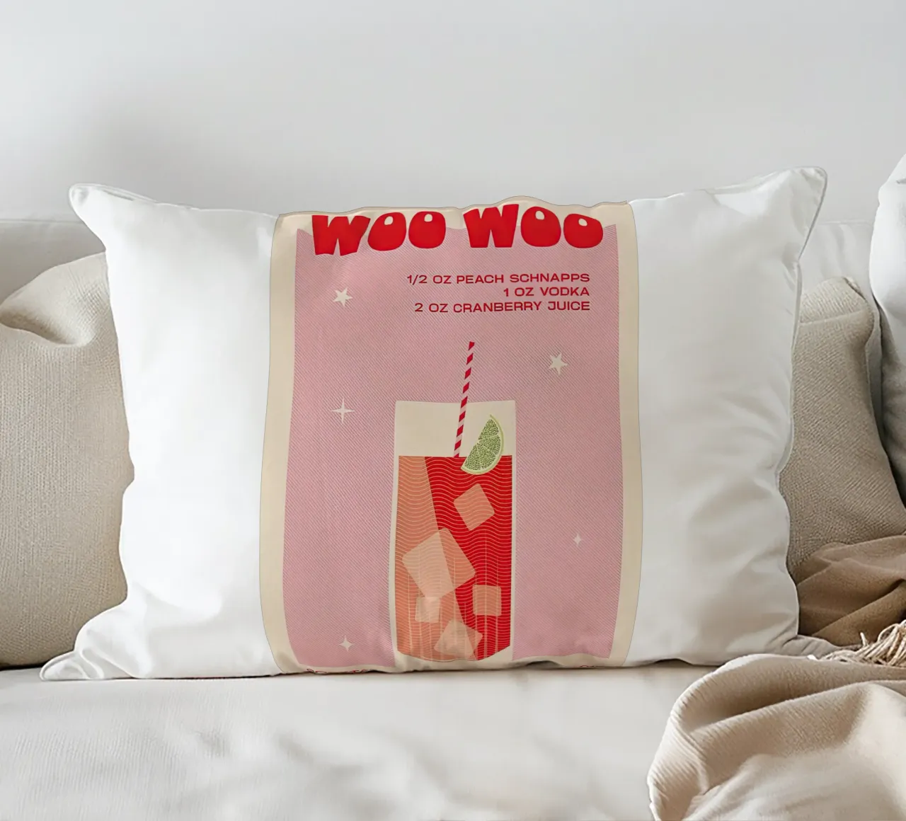 Bevanda Woo Woo cuscino da Cocktail Drink