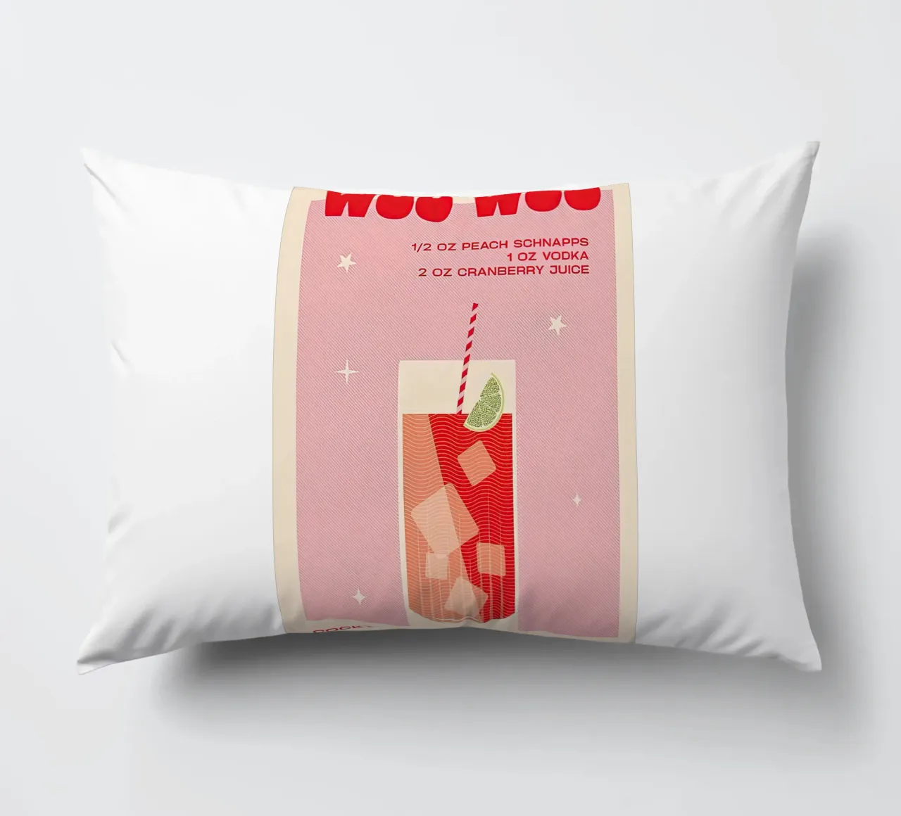 Bevanda Woo Woo cuscino da Cocktail Drink