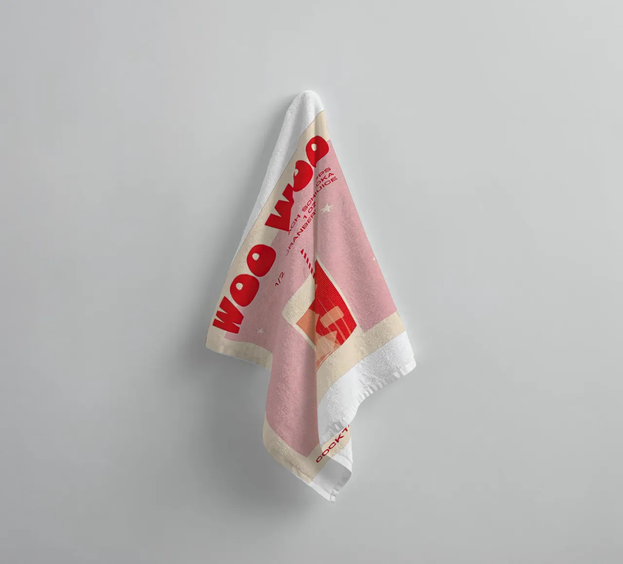 Bevanda Woo Woo asciugamano da bagno da Cocktail Drink