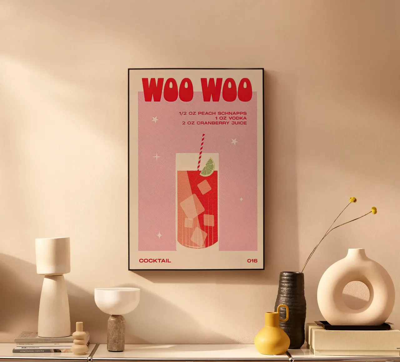 Bevanda Woo Woo alluminio dibond da Cocktail Drink