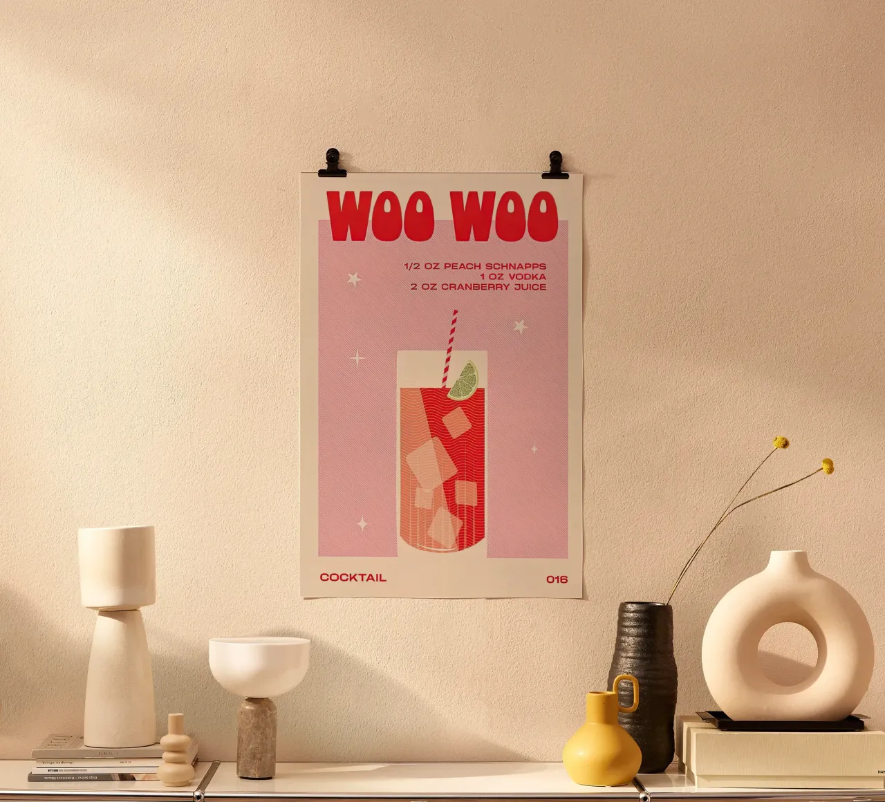 Bevanda Woo Woo carta hahnemühle da Cocktail Drink