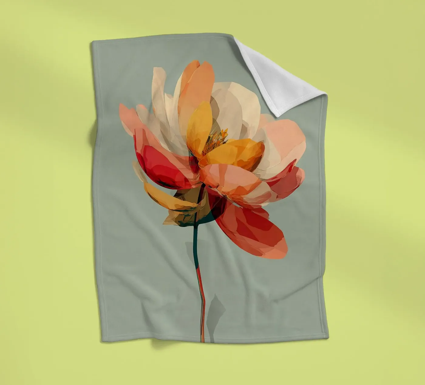 Floral Study Fleecedecke von michi